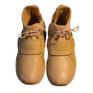 FENTY x Puma by Rihanna High Top Trainer Sneakers | Beige-Tan | Women Sz 7